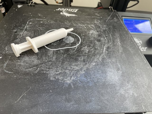 Fully 3D Printed Syringe