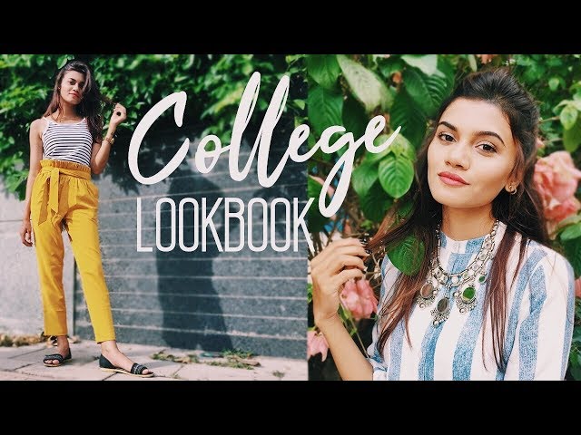 College Lookbook | Back To College Outfits | Shreeja Bagwe