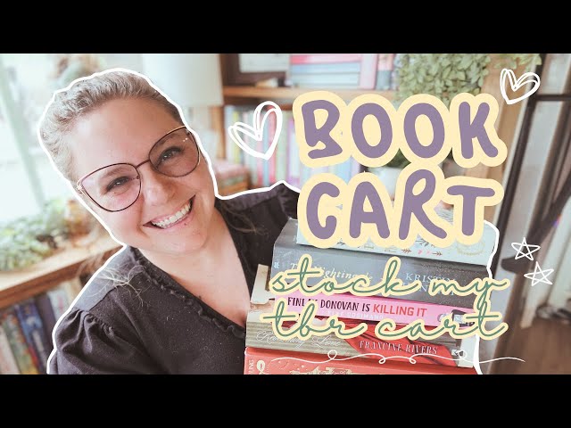 Book Cart Set-Up [stock my TBR cart with me!]