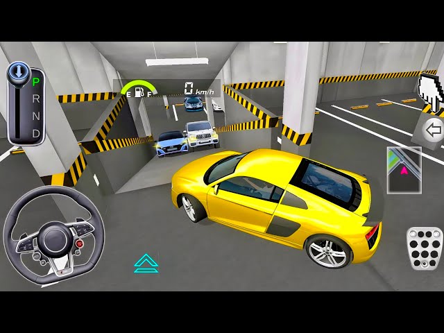 NewAudi R8 Stuck In Parking Building - 3d Driving Class android game play || #gameplay #cargame