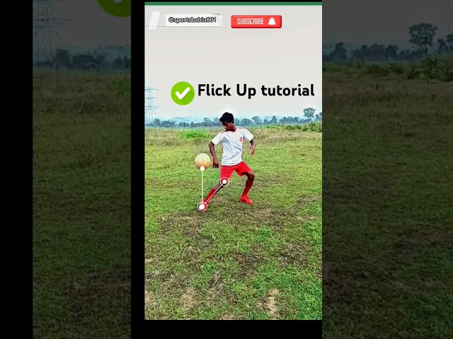 Flick up tutorial ||#freestyleskills#football#skills#vairal