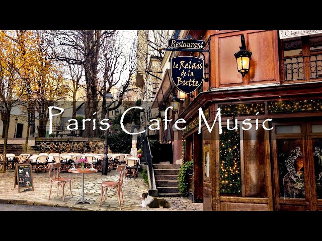 Paris Cafe Shop Ambience with Positive Bossa Nova Piano Music for Good Mood