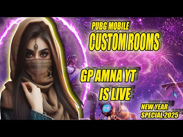 PUBG MOBILE | PUBG LIVE CUSTOM ROOMS  | PUBG GIRL LIVE STREAMING  |  GAMING WITH AMNA#pubg #viral