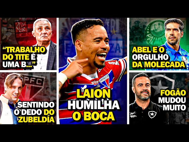 Fortaleza HUMILHA o Boca | São Paulo ACORDOU | Palmeiras ESTRELA DEMAIS | "Tite é uma B..." E mais