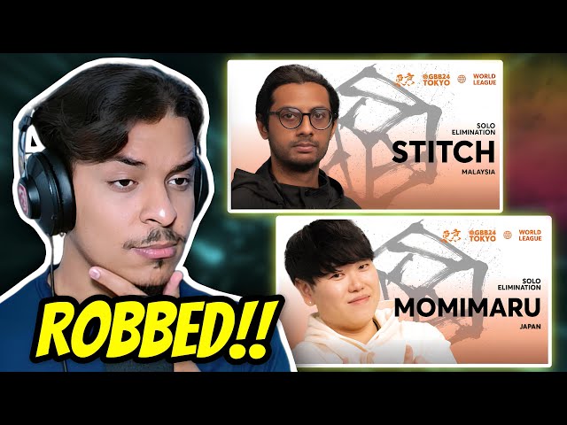 BROLY Reacts | Stitch 🇲🇾 | momimaru 🇯🇵 | GRAND BEATBOX BATTLE 2024  Solo Elimination