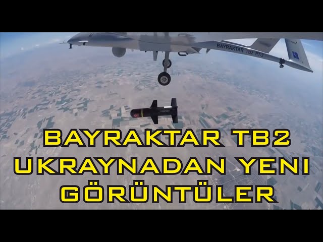 Bayraktar TB2 Ukrayna'da Yeni Görüntüler Konvoy Bombalandı