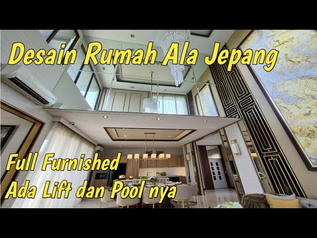 Luxurious Japanese-style House Full Furnished There is a Pool & Lift in BSD Keia at The Zora Type 10