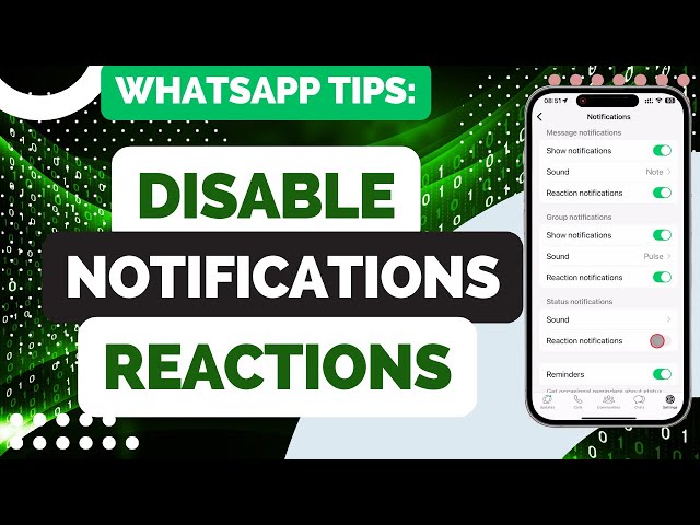 How To Disable WhatsApp Status Reaction Notifications