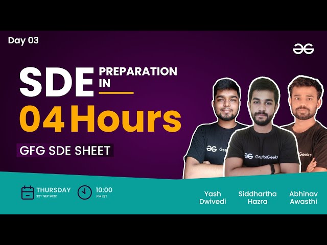 SDE Preparation in 4 Hours | GFG SDE Sheet - Strings | GeeksforGeeks Practice