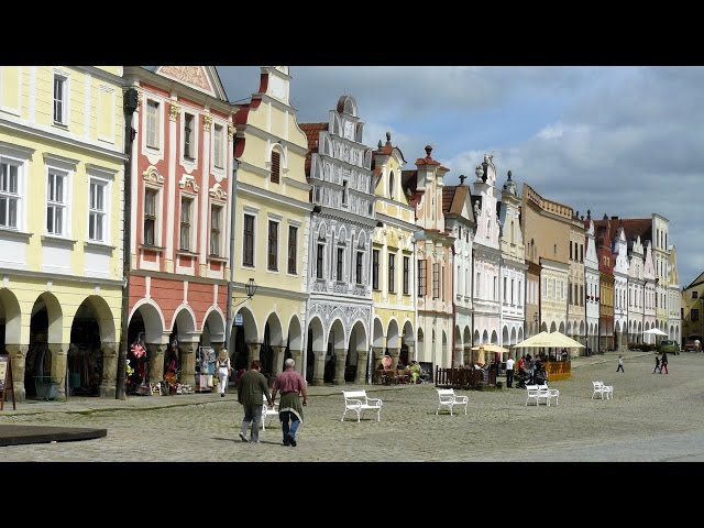 CZECH REPUBLIC UNESCO world heritage town Telc (hd-video)