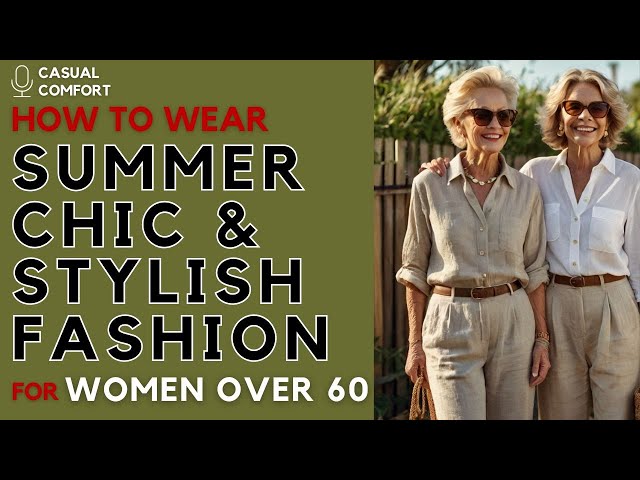 Summer Fashion for Women Over 60 | Chic and Stylish Outfit Ideas