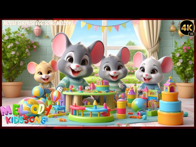 🎵 Unwrap the Joy! 🎁 Mouse & Friends Surprise Egg Song