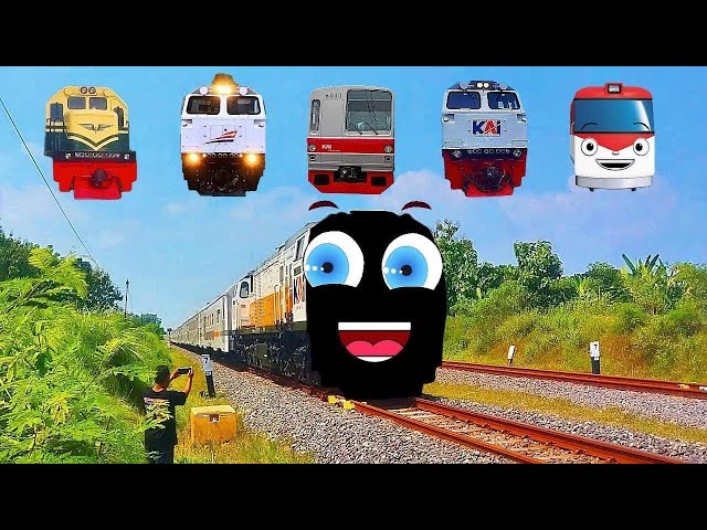 Mari Bermain Tebak Gambar Kereta Api Lucu CC206, CC201 Livery Vintage, Kereta Lawas, KRL, Titipo