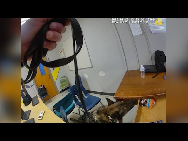 Bodycam video shows moment gun's magazine found at Oklahoma City school