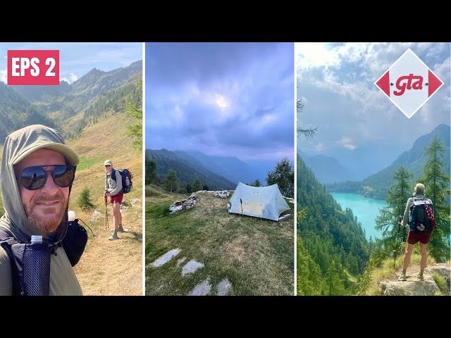 #2 GTA | With 5 kg backpack HIKING the Grande Traversata delle Alpi | Italy Alps