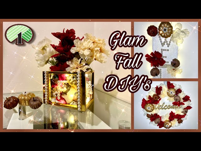 Glam Fall Decorations 2022 || Dollar Tree DIY's