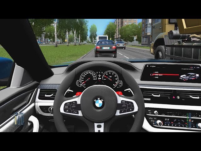 City Car Driving - BMW M5 F90 | Fast Driving