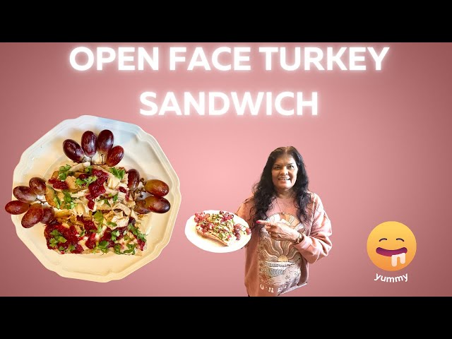 Open face turkey sandwich @ Jeanniesdk