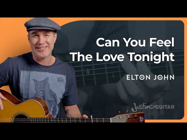 Can You Feel The Love Tonight by Elton John | LION KING | Guitar Lesson