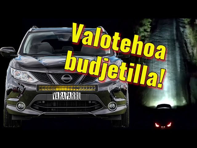 Tee-Se-Itse: 200W LEDBAR Nissan Qashqai J11 Keulalle - CAN Väylään