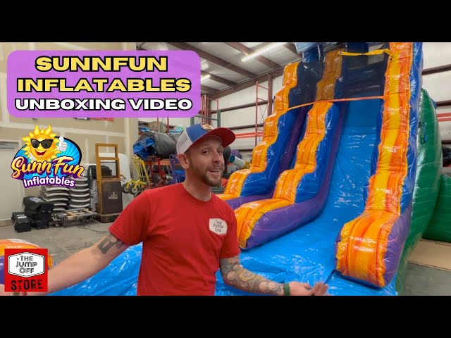 Sunnfun Inflatables Unboxing 18ft Water Slide