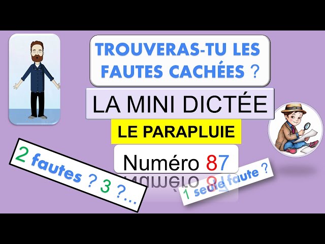 LA MINI DICTÉE 86. TROUVE LES ERREURS QUI SE CACHENT DANS CETTE PHRASE. Bougie gâteau anniversaire .