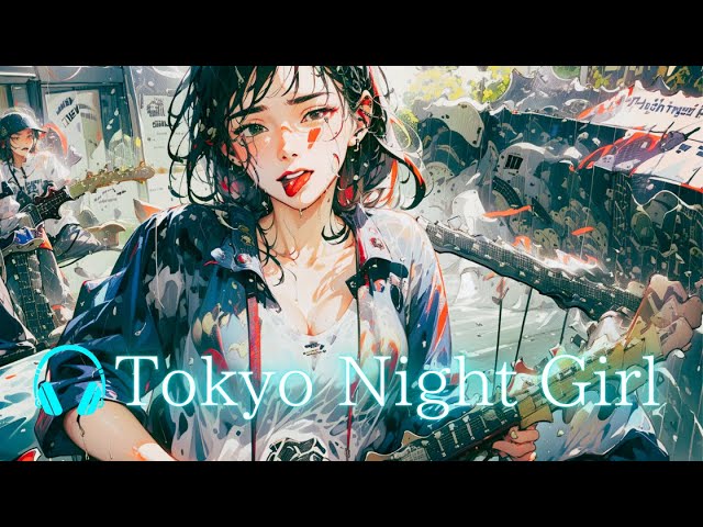 🎧[ Happy New Year—Put the Guns Down!🫰]【Tokyo Night Girl】Hoping the peaceful world in 2025 #shorts