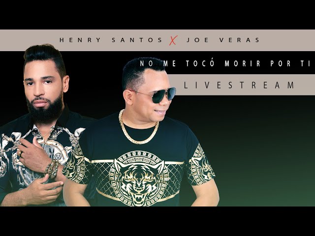 Henry Santos - LIVE  - NEW SINGLE: "No Me Tocó Morir Por Ti"