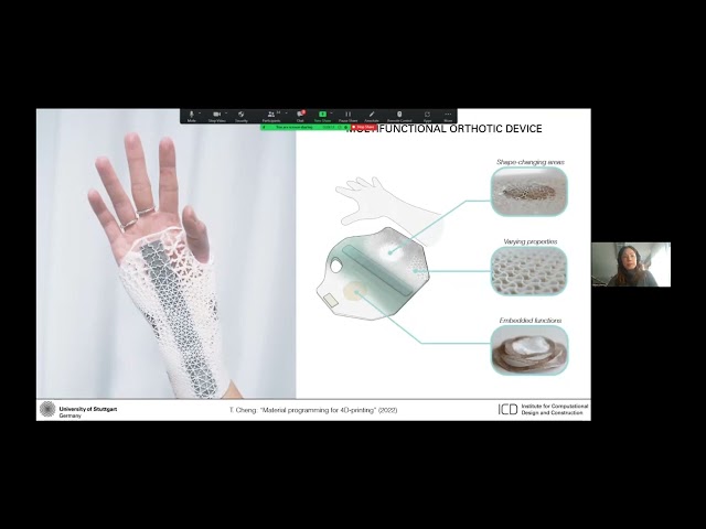 Material programming for 4D-printing