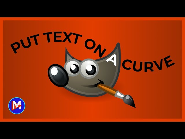 How to Easily Create Curved Text in GIMP | GIMP Basics Tutorial