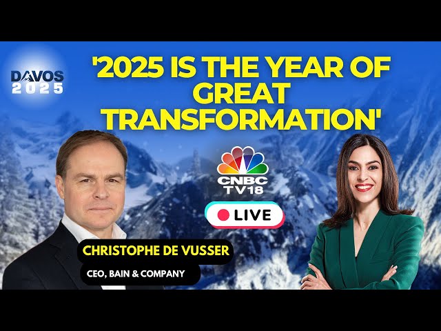 Davos World Economic Forum LIVE | Shereen Bhan In Conversation With Christophe De Vusser | N18G