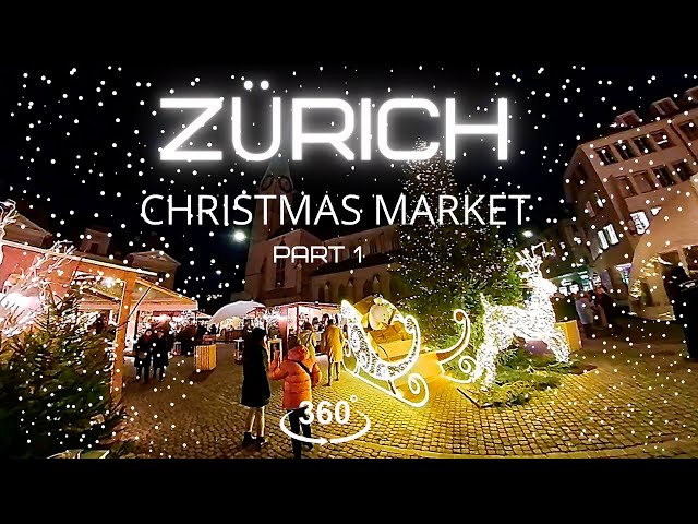 ZURICH SWITZERLAND CHRISTMAS PART 1   360°/VR /4K/5K VIDEO