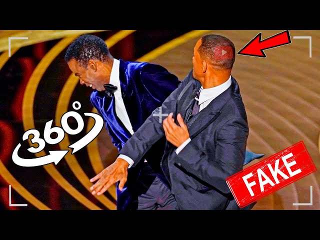 VR 360° Will Smith YOU SMACK! POV Oscars 2022 Chris Rock