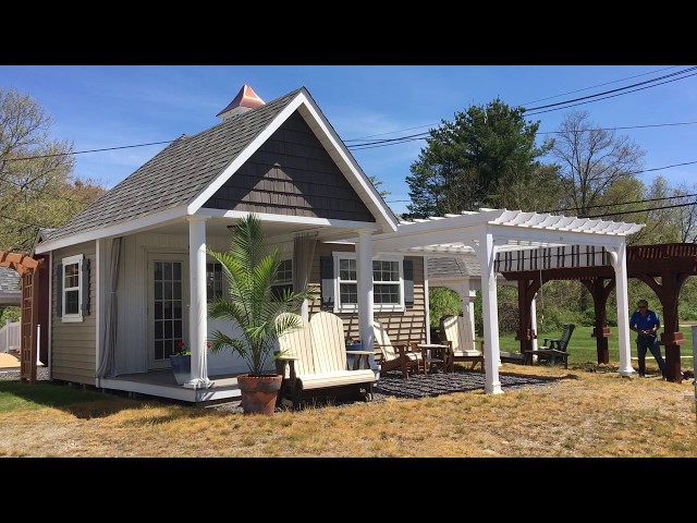 Super Pool House Shed as a Tiny House? This one is pretty awesome!