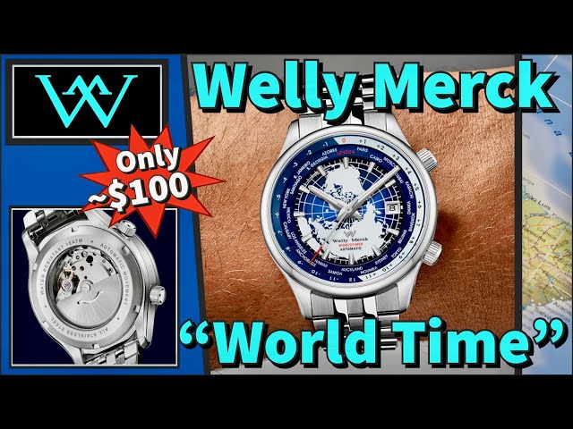 Welly Merck Worldtimer GMT — Affordable Quality World Time Watch — Patek Complication almost $100