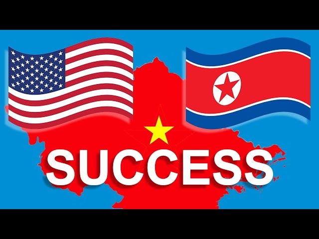 Shortest way from SUCCESS lake to USA embassy to DPRK embassy - SUMMIT on February 27th 2019