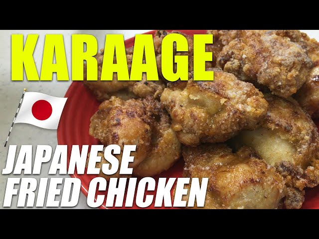 Japanese fried chicken｜Easy with mentsuyu!