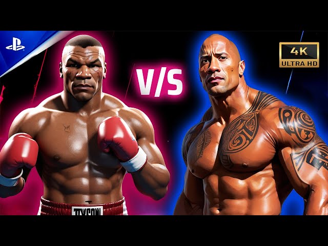 Mike Tyson vs Dwayne Johnson UFC 5 | The Rock vs Kid Dynamite