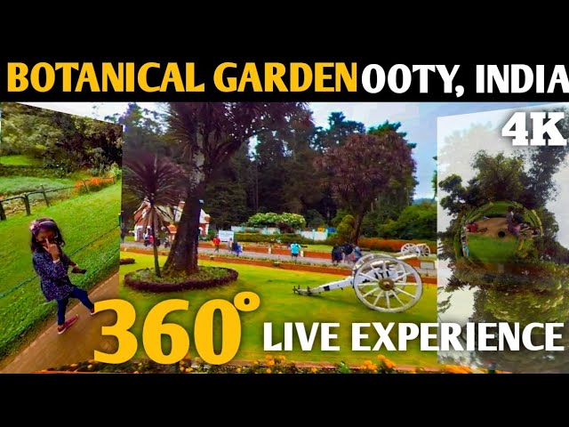 Botanical Garden Ooty: The Best Time To Visit | 360 VR View |CC Added #trending #botanicalgarden