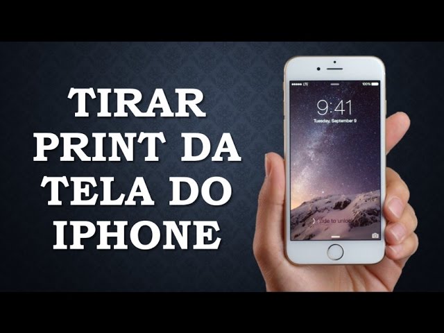 Como tirar print screen no iPhone