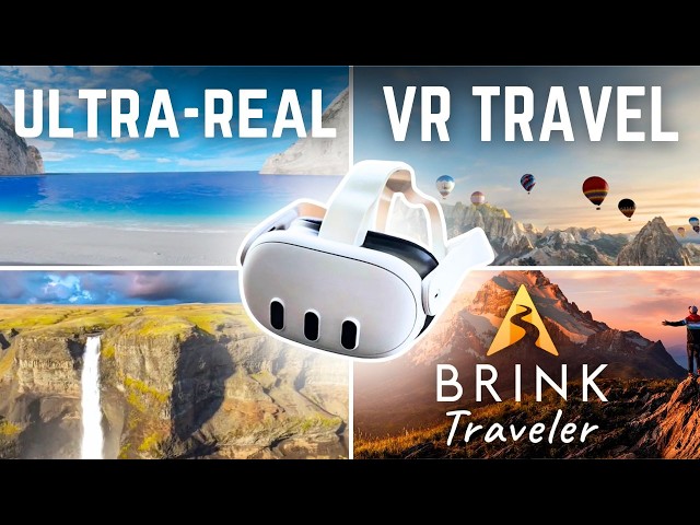 AMAZING VR Travel Game For Meta Quest 3 Must See - Brink Traveler VR