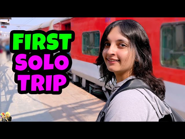 FIRST SOLO TRIP | Aayu and Pihu Show