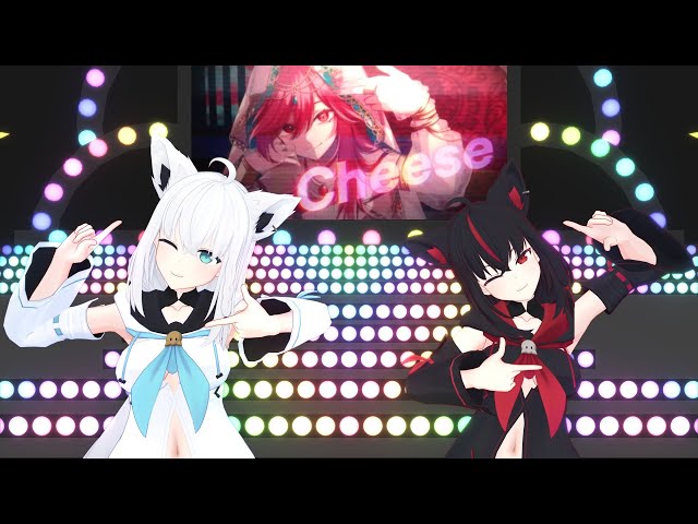 【VR180】白上フブキ×黒上フブキ「LADY CRAZY」Full【MMDホロライブ】@ShirakamiFubuki