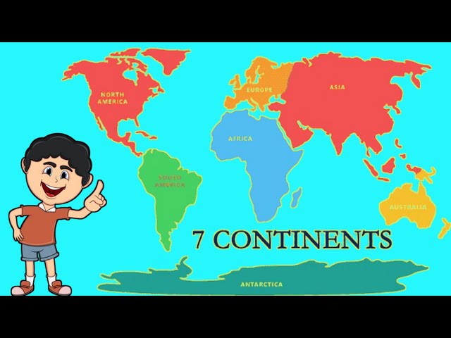 Seven Continents of the World | Amazing Facts about Continents | 7 continents for kids