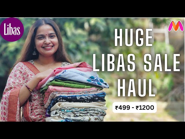 15 Cotton Kurta Sets, Pants, Dress Myntra Haul | Upto 70% OFF Libas Sale | English Subtitles