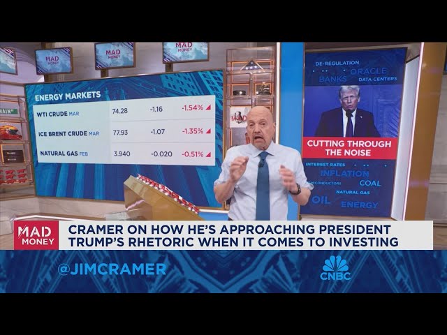 Jim Cramer talks how to navigate President Trump's rhetoric