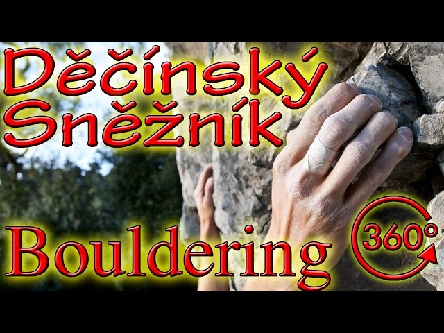 360 Climbing Czech Republic - Bouldering in Děčínský Sněžník | VR with Ocún Boulder Mats