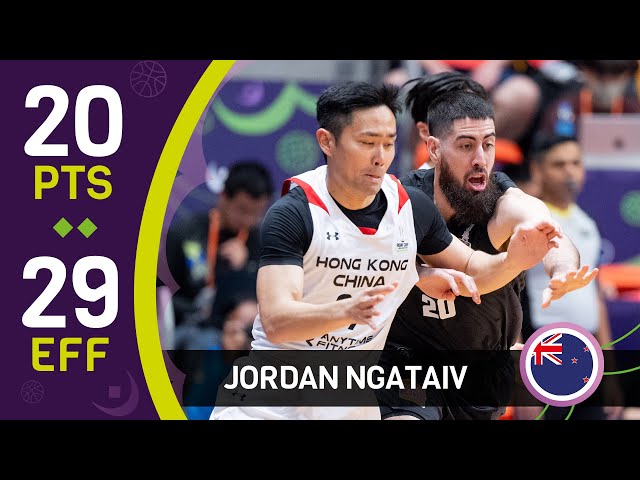 Jordan Ngatai (20 PTS) | Top Performer | HKG vs NZL | FIBA Asia Cup 2025 Qualifiers