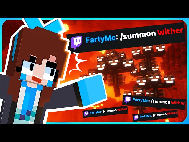 I Let My Viewers DESTROY Minecraft!!! (For Charity)