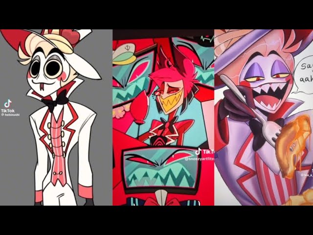 Hazbin hotel TikTok compilations!!!♥️🖤 Becuz Depression is affecting me quickly! WOOHOO!(readdesc#1)